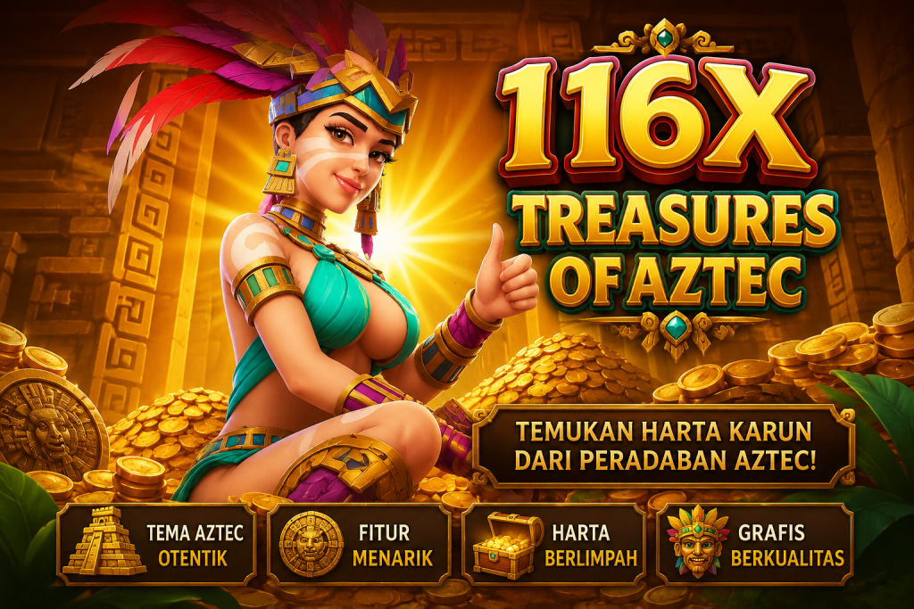 116x Treasures of Aztec bertema harta karun Aztec