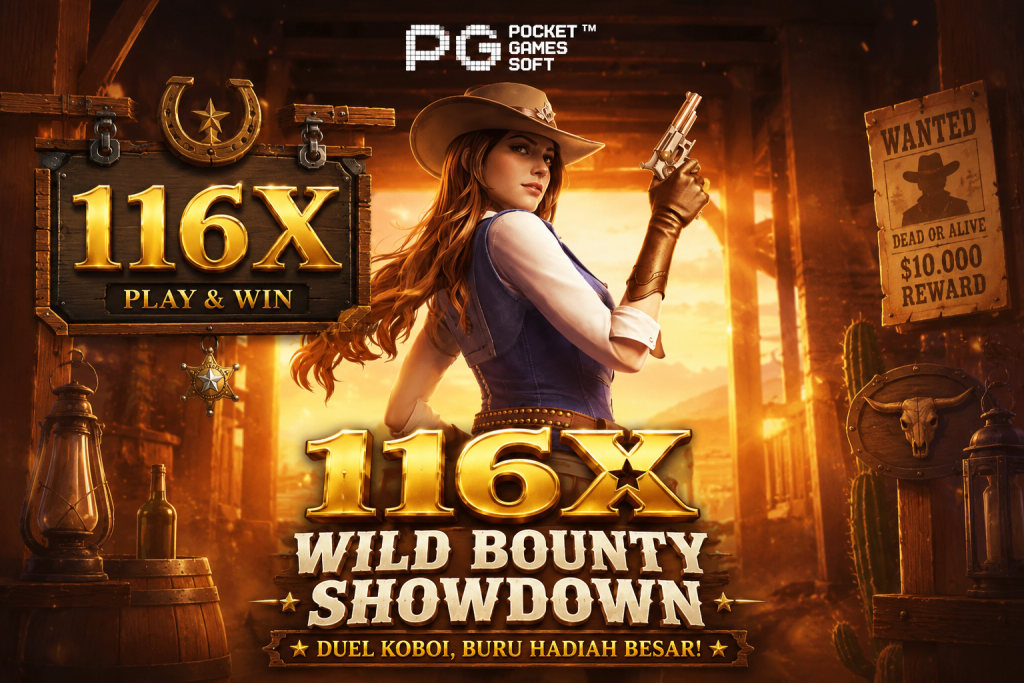 116X Wild Bounty Showdown bertema koboi